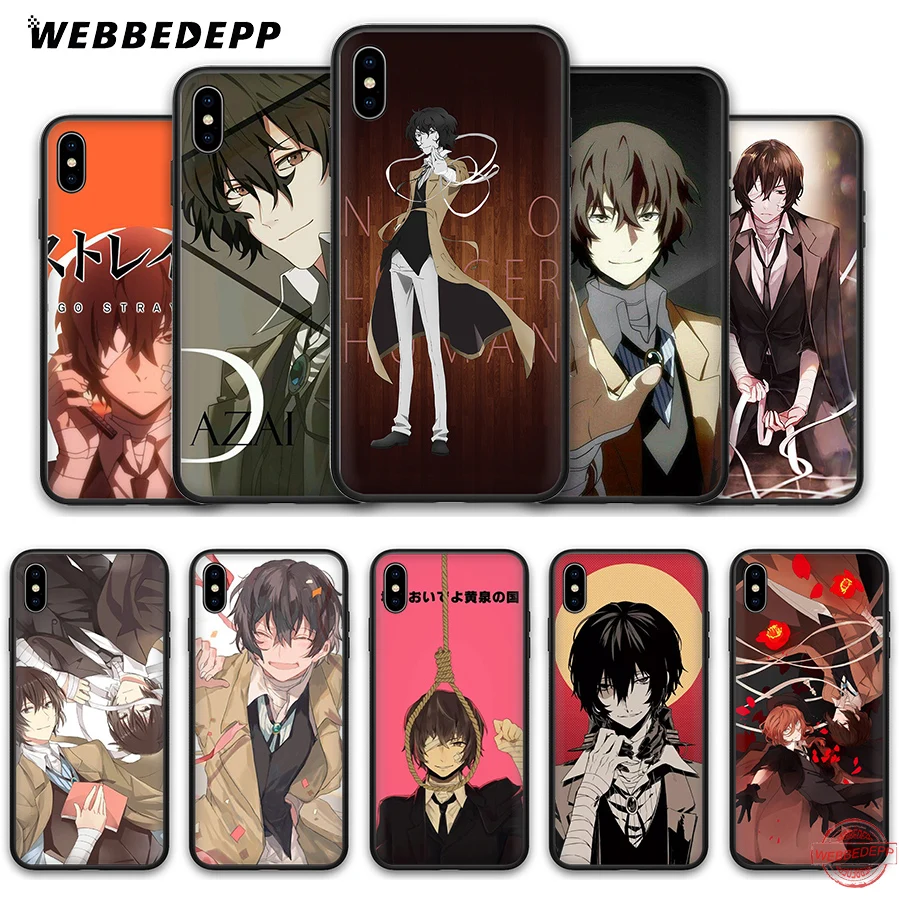 Мягкий силиконовый чехол WEBBEDEPP Japan Bungou Stray Dogs для iPhone 8 7 6S 6 Plus 11 Pro XS Max XR X 5 5S SE |