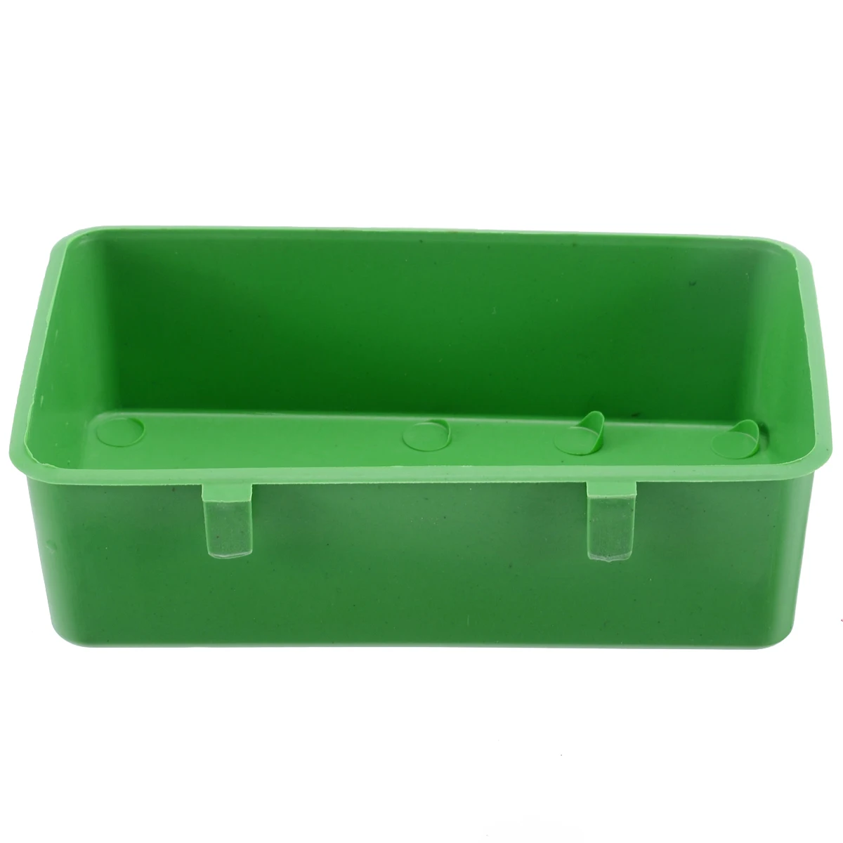 12 x 7 x 3.5cm NEW Parrot Food Water Plastic Bowl Cups Bird Pigeons Pet Cage Feeder Feeding Box