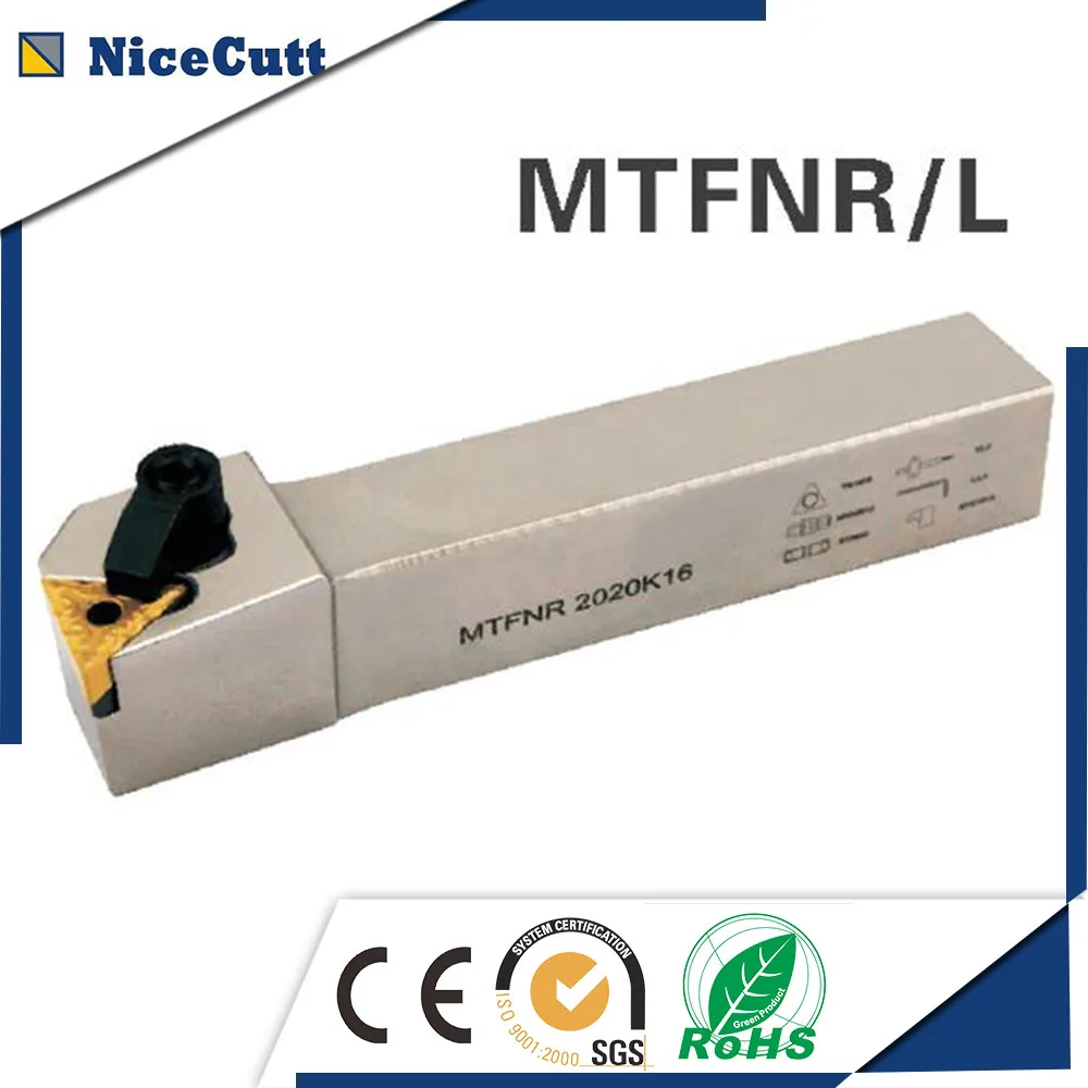 

MTFNR2020K16 Nicecutt External Turning Tool Holder for TNMG insert Lathe Tool Holder