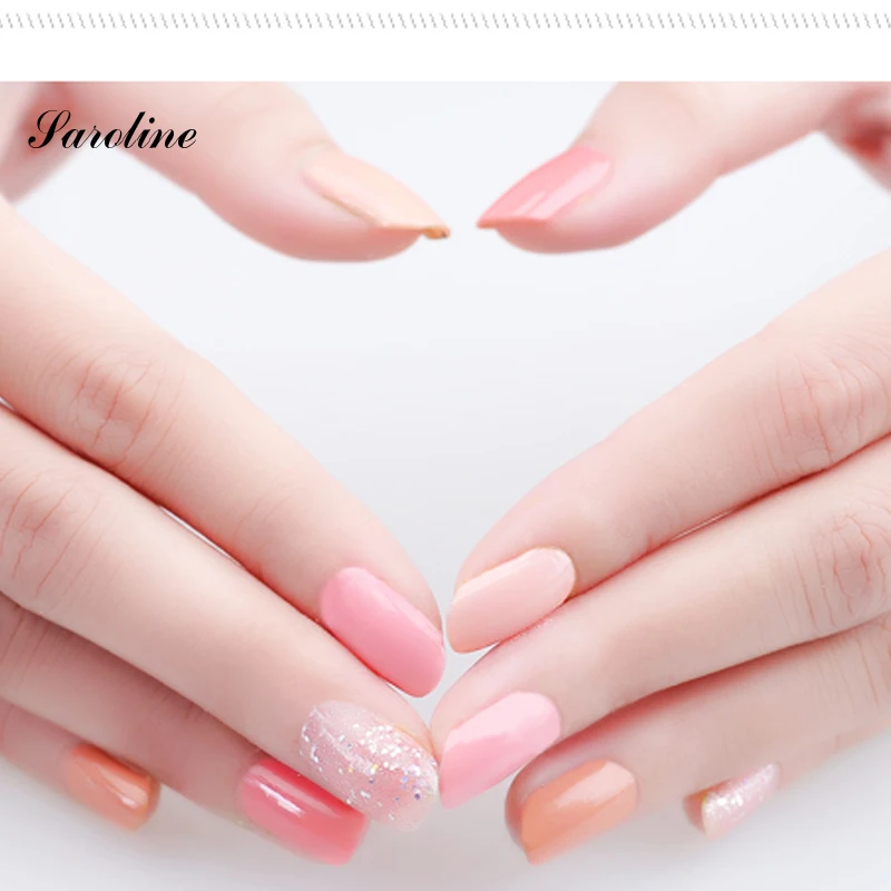 Saroline Sugar Effect Nail Semi Permanent Beauty 29 цветов Обычный Гель лак для ногтей отмачиваемый гель