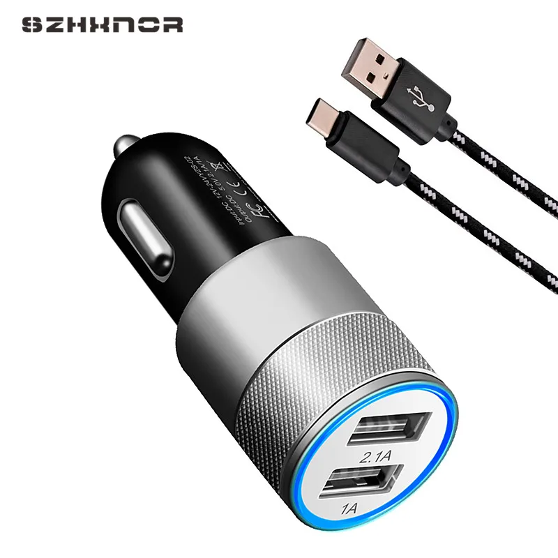 Universal 2.1A Mini Dual USB Mobile Phone Charger Fast Charge adapter