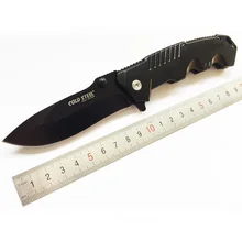 High quality cold steel knife 6pcs/lot 56-58HRC 7Cr17MoV blade Aluminium handle Folding knife Outdoor camping edc utility tools