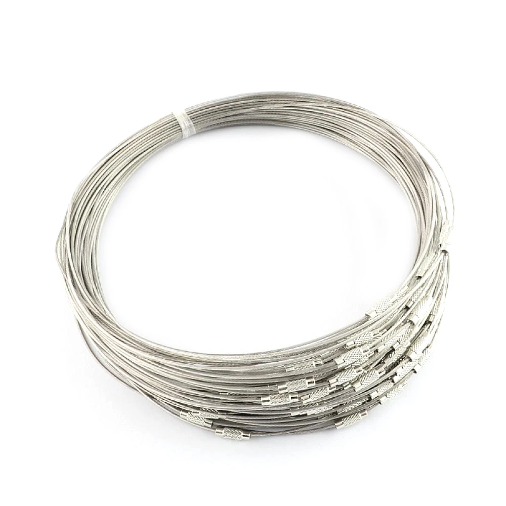 100pcs 445x1mm Necklace Cord Stainless Steel Wire DIY Women Jewelry 100pcs-445x1mm-necklace-cord-stainless-steel-wire-diy-women-jewelry