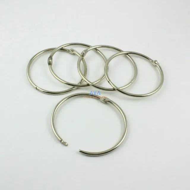 20 Stücke 50mm Metall Vorhang Ringe Vorhang Fene Ringe