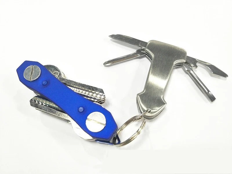 100 шт./лот 4 в 1 многофункциональный брелок крест прямая Отвертка Нож открывашка для жестяных бутылок акция подарок; индивидуальный логотип