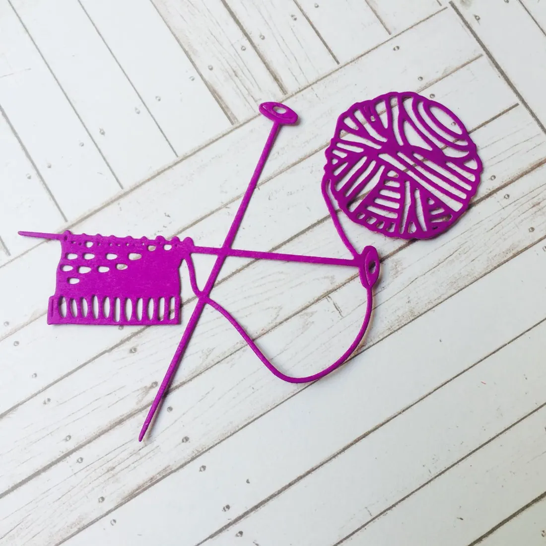 Stencils Template Dies Cutting Dies Knitting Wool Yarn Metal Cutting