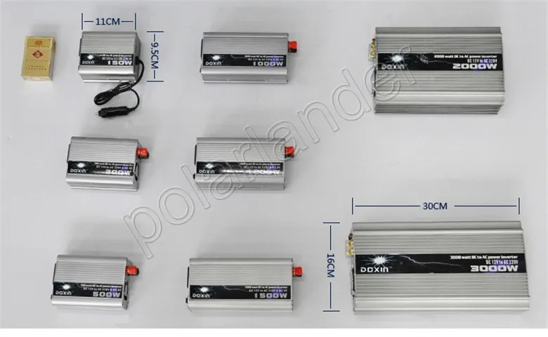 Автомобильный преобразователь питания USB зарядное устройство 100 Вт Инвертор питания DC 12 В к AC 220 В модифицированная Синусоидальная волна