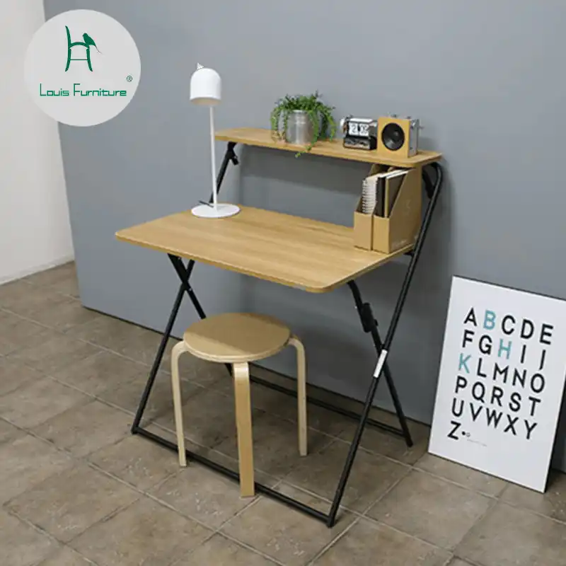 Louis Fashion Computer Desks Small Folding Portable Mini Table