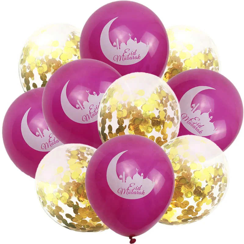 Mixed-Gold-Confetti-EID-MUBARAK-Balloons-Ramadan-Eid-Decoration-Silver-Ballon-Helium-For-Muslim-Eid-For (2)