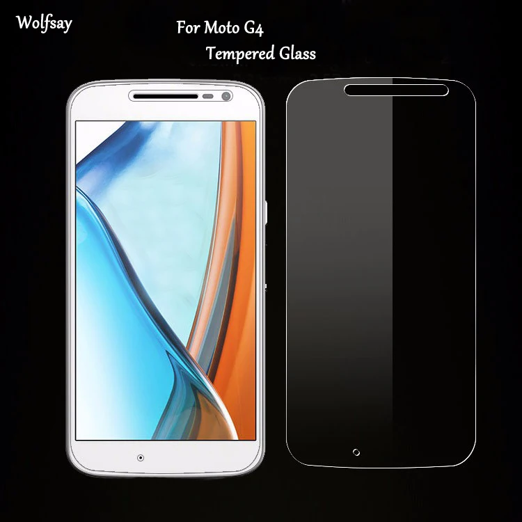 

2pcs For Screen Protector Motorola Moto G4 Tempered Glass For Motorola Moto G4 Glass For Moto G4 Protective Film 5.5" Wolfsay