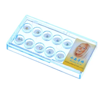 

10pcs Tooth Decoration Diamond Bur Dental Material Teeth Whitening Studs Denture Acrylic Teeth Crystal Ornament Oral Hygiene