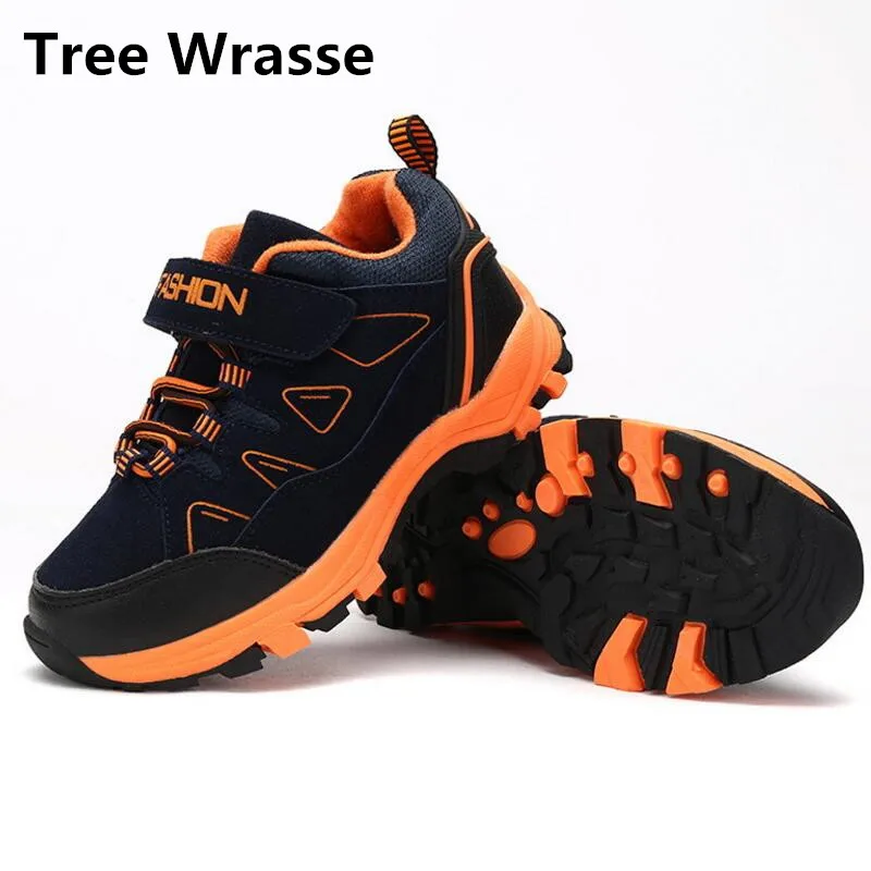 Зимняя Детская Хлопковая обувь Новинка 2017 года зимние ботинки из плотного