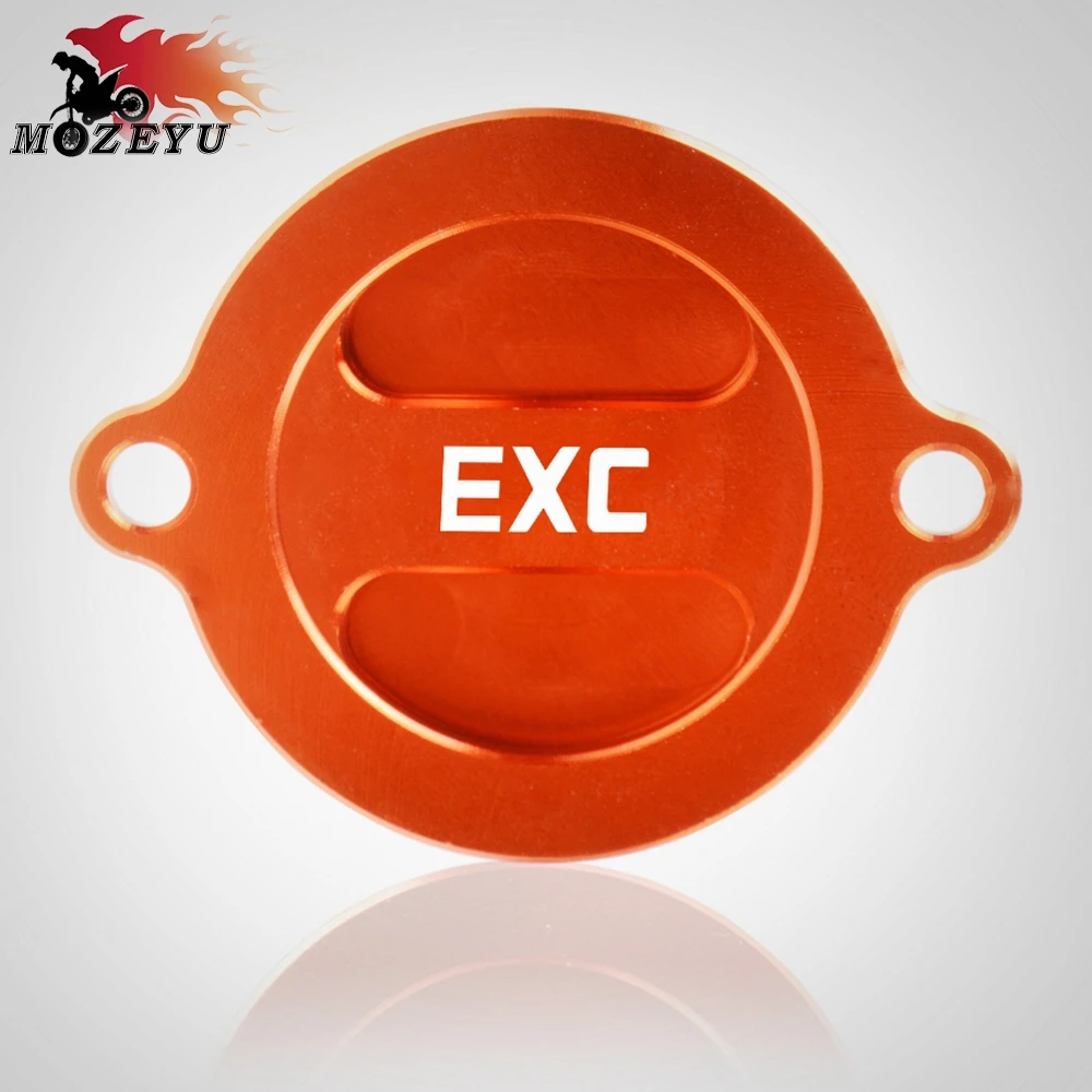 

For KTM 125EXC 200EXC 300EXC 400EXC 450EXC 500EXC 530EXC CNC Aluminum Refit Motorcycle Accessories Engine Oil Filter Cover Cap