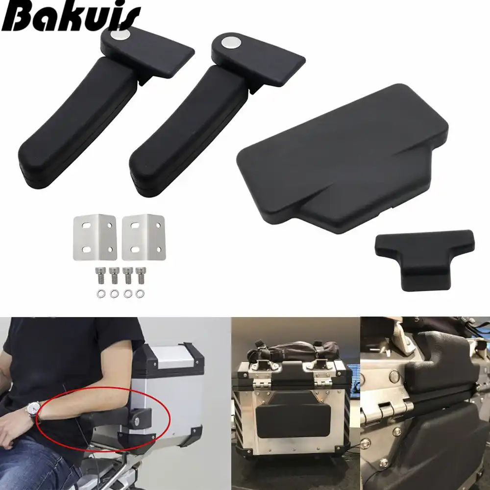 New For Bmw Motorcycle Aluminum Topcase Set Backrest Cushion Top Case Passenger Armrest R1200gs R1200gs F800gs Adv Adventure Covers Ornamental Mouldings Aliexpress