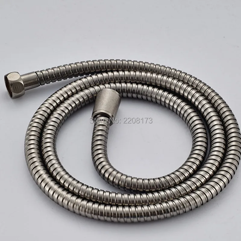 

Smesiteli Bathroom Shower Plumbing Hoses Brushed Nickel Shower Hose Plumbing Shower Tube Replacement 1.5 Meters
