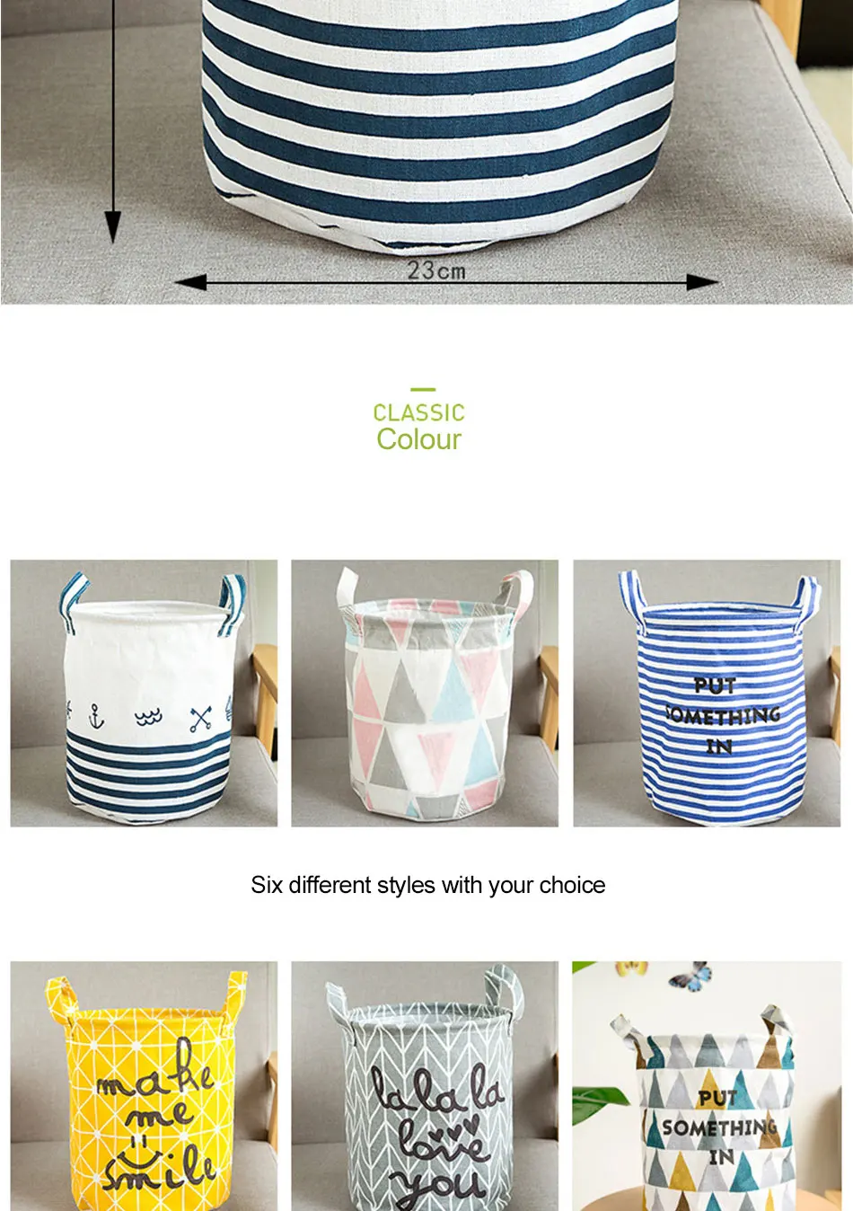 Storage Baskets Folding Laundry Basket Yellow Arrow Couple Linen Washing Clothes Barrel Bags With Handles Kids Toys Hamper Bag (3)