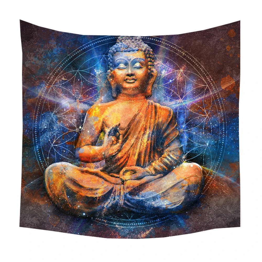 Boniu богемный гобелен настенный хиппи Будда/Мандала/ананас психоделический дом Декор гобелены шаль одеяло
