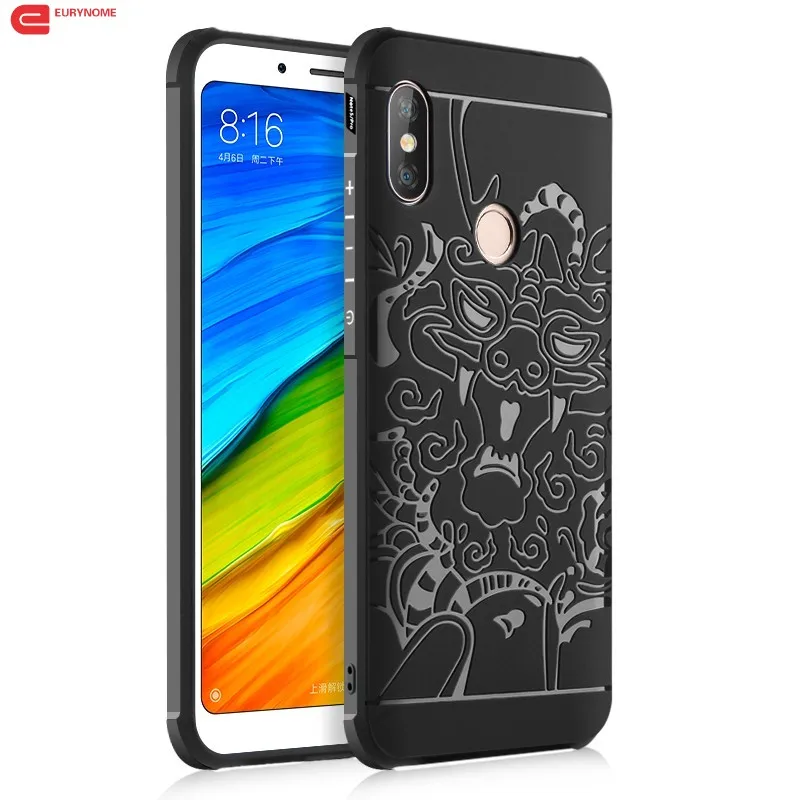 

Case For Xiaomi Redmi Note 5 Global Blade Pure Dragon Shield Protector Soft TPU Case Cover for Xiaomi Redmi Note 5 Pro with Pen