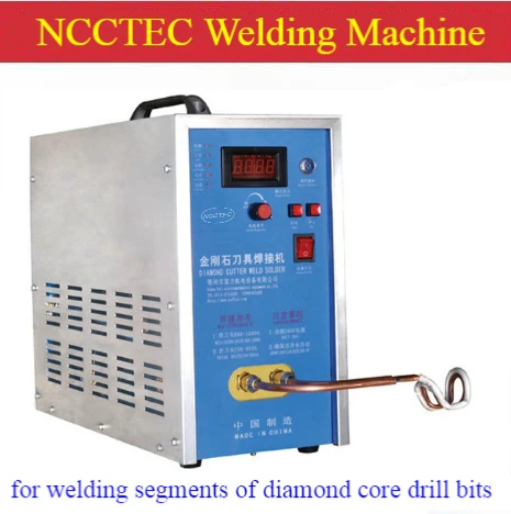 

Diamond high frequency induction heating welding machine for core drill bits | quenching welding hot forging melting annealing