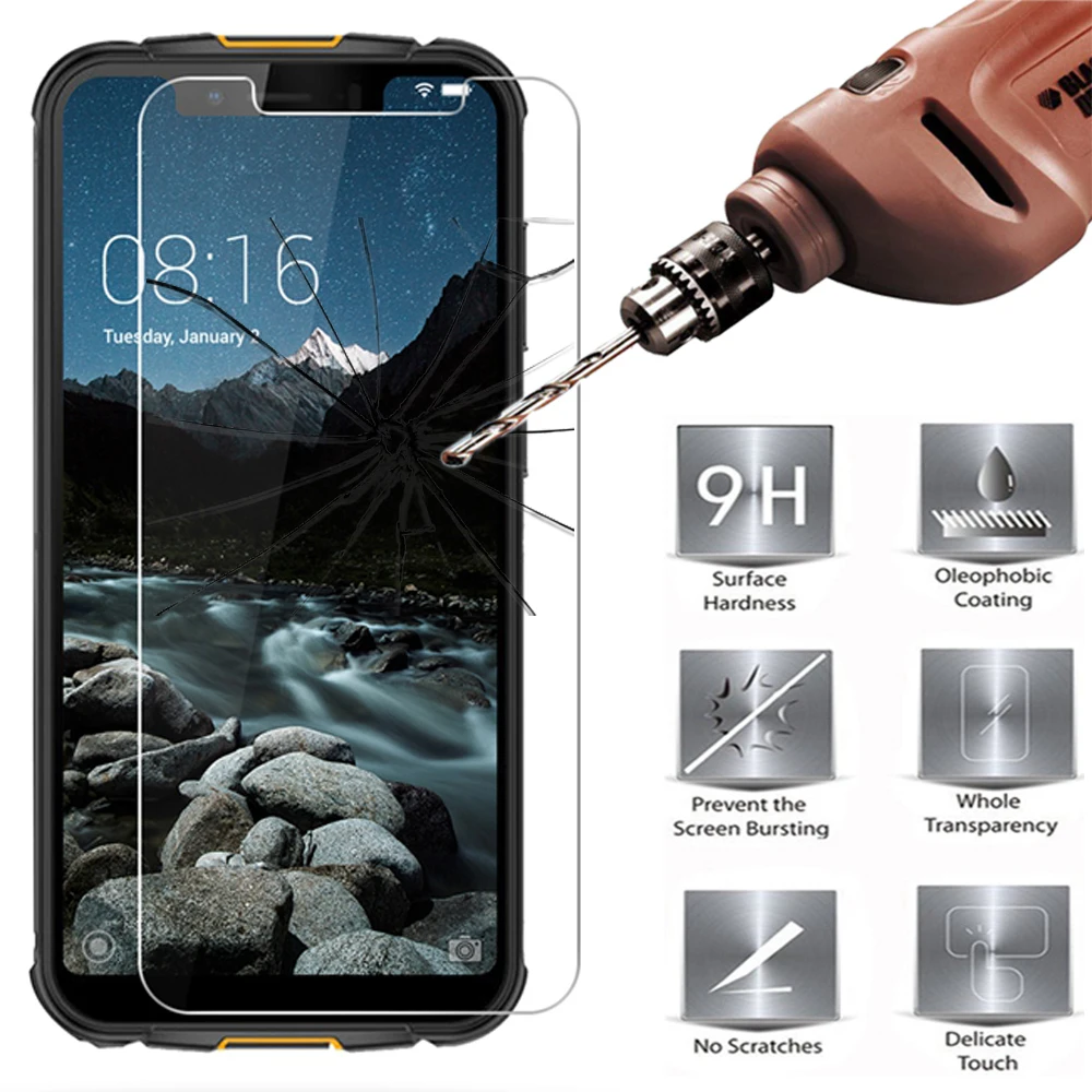 

2.5D 9H Tempered Glass Screen Protector For Vernee M6 Mix 2 Mars Pro Apollo Lite X Thor E M5 Thor Plus