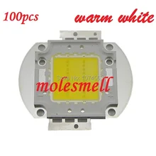 100 шт. 20 Вт Светодиодный Интегрированный Высокая Мощность СВЕТОДИОДНЫЙ бусины тёплый белый 650-700mA 30-34 V 2000LM 40mil тайваньские светодиодные кристаллы светодиодный