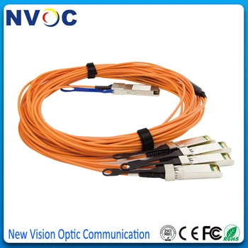 

30M(98ft) QSFP-4X10G-D-AOC-30M H-3-C Compatible 40G QSFP+ to 4x10G SFP+ Breakout Active Optical Cable