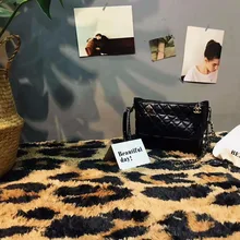 Леопардовые нескользящие ковровые прикроватные подушки для гостиной, журнальный столик, диваны, мягкие большие коврики