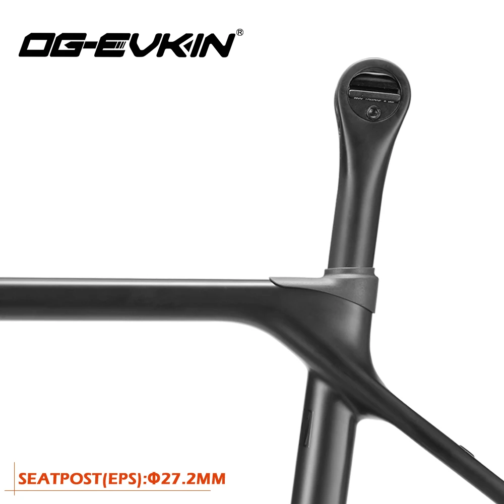 OG-EVKIN CF025 T1000 карбоновая рама для шоссейного велосипеда V тормоз UD Matt BB86 рама для шоссейного велосипеда 1-1/"-1-1/2" Di2 Механический черный