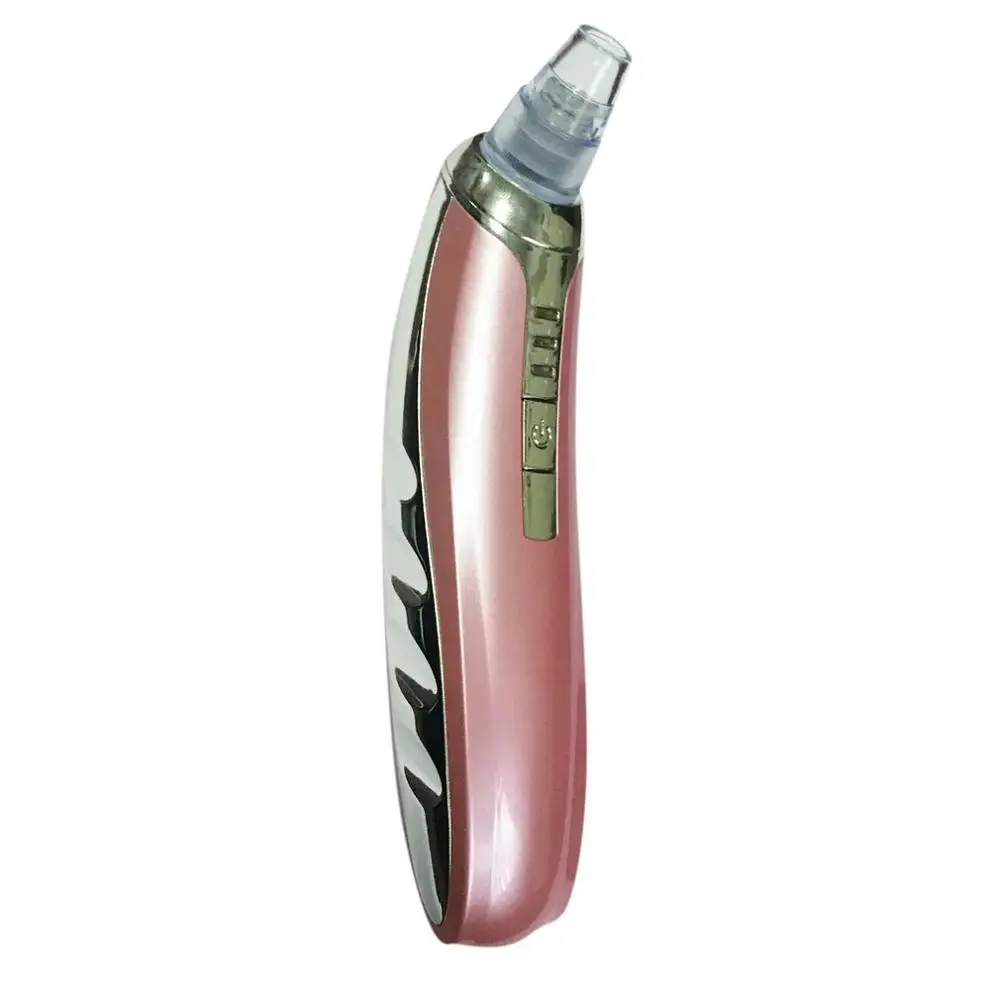 Electric Blackhead Vacuum Cleaner Suction Removal Scar Acne Pore Peeling Face Clean Facial Skin Care Beauty Machine - Color: Pink