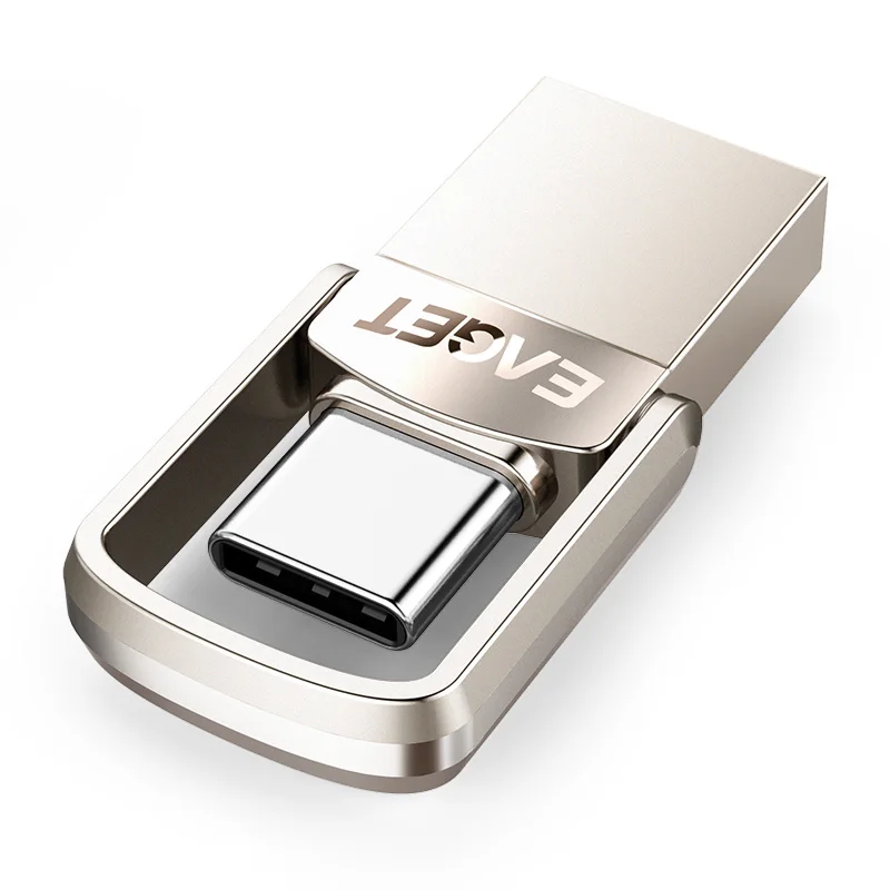 Eaget CU20 USB Flash Drive 16Gb 32GB 64GB Usb 3.0 Type C Pendrive flash disk U Disk Pen drive Metal USB stick For Samsung Phone