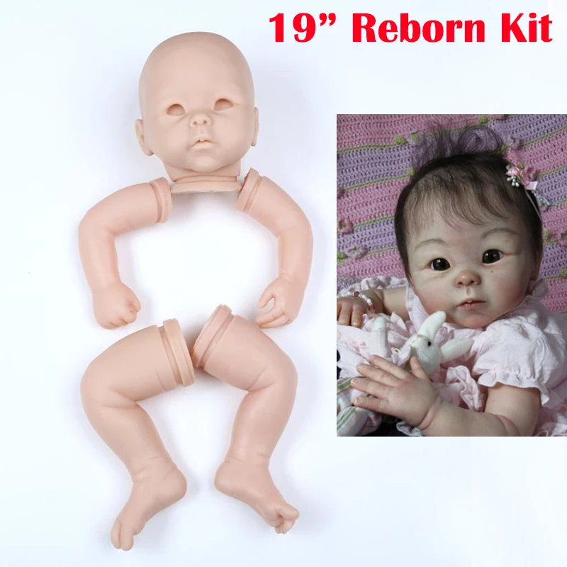 Набор reborn для 19 дюймовых мягких виниловых детских кукол Reborn аксессуары DIY
