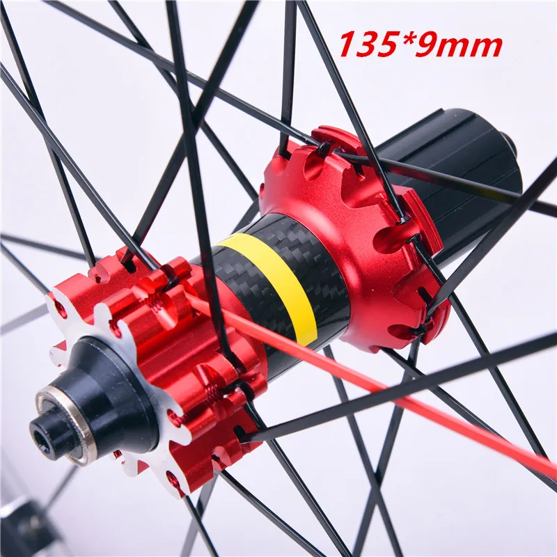Excellent MTB  crossride  disc Carbon flower Hub drum mountain bike seal wheelset rolling bearing, six holes,  26 27.5 29 DISC wheels 3