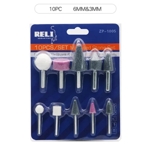 10pcs/set  6mm Electric Nail Drill Bits Cuticle Clean Manicure Pedicure Tools