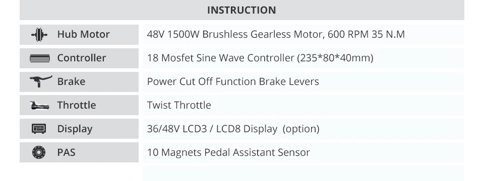 Pasion eBike электрическое преобразование велосипедов Комплект 1500W V-Brake E заднее колесо для велосипеда комплект 26 дюймовый электровелосипед комплект 1500W 48V Мотор колеса