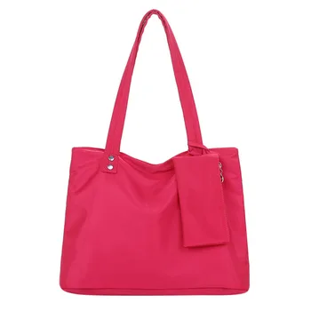 

Women Shoulder Bag Oxford Fashion Women Handbags Ladies Girls Solid 2Pcs Men Women Large Capacity Bag