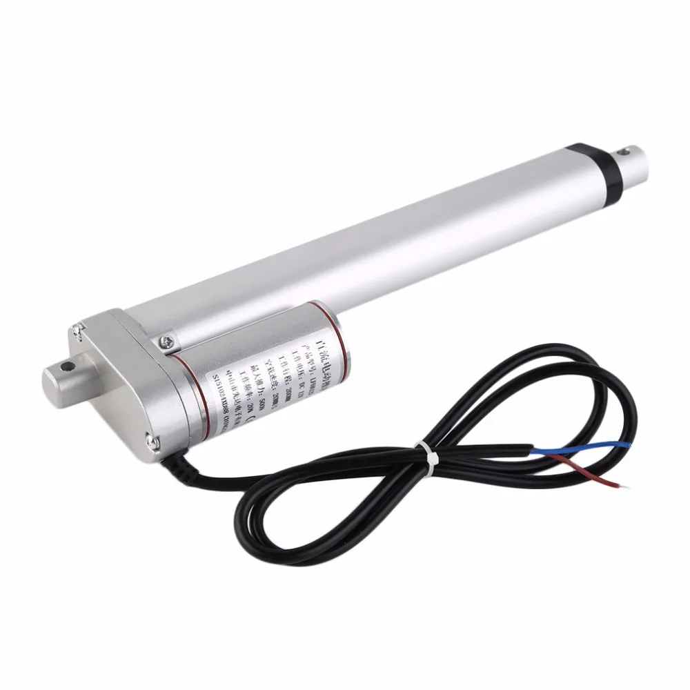 

Multi-function Linear Actuator Motor DC12V 200mm Stroke Heavy Duty 500N load mini electric linear actuator linear tubular motor