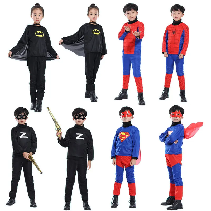 

Low price purim plays the costume spiderman batman superman halloween costumes for kids superhero capes anime cosplay costume