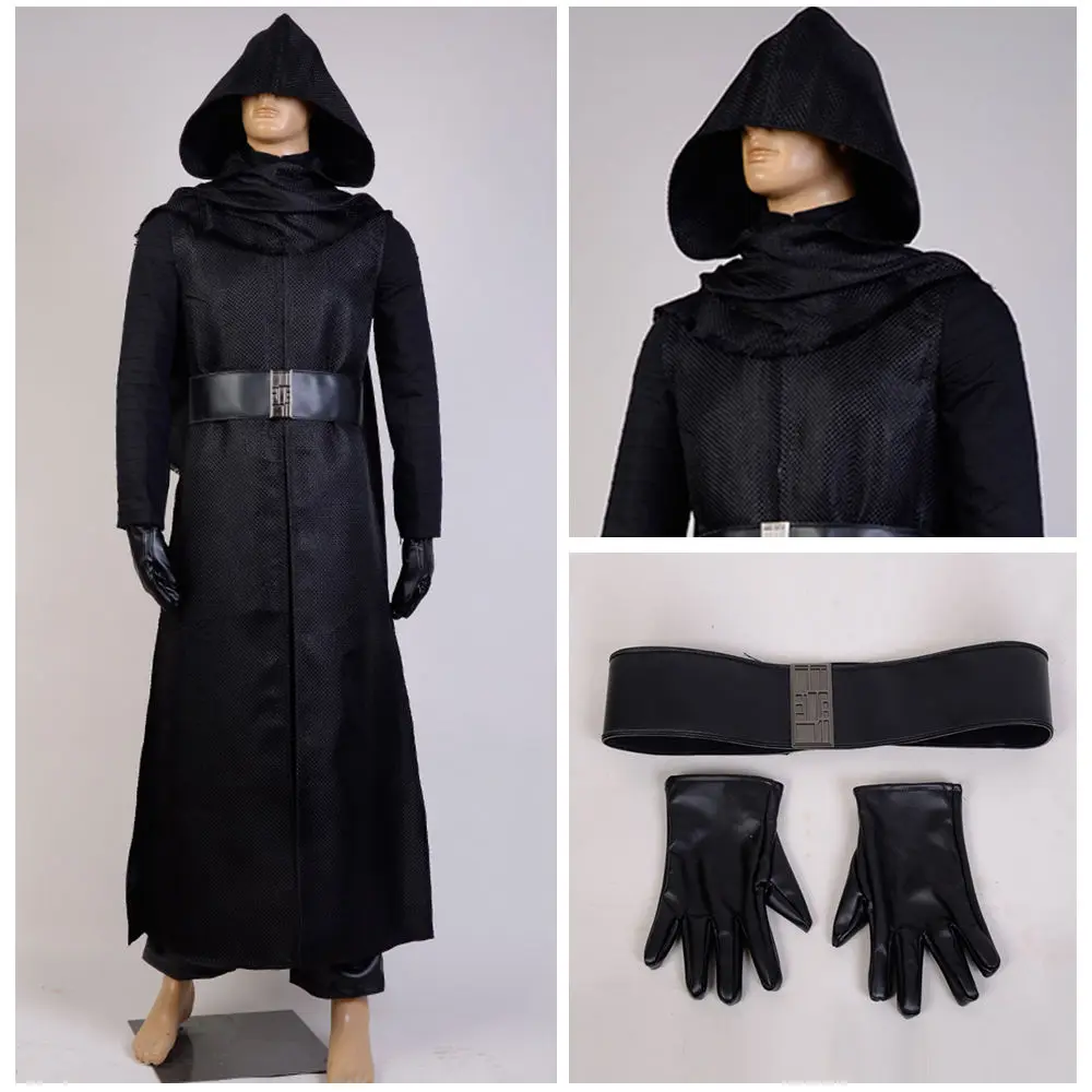 Звездный костюм для косплея Звездные войны Пробуждение силы Kylo Ren униформа