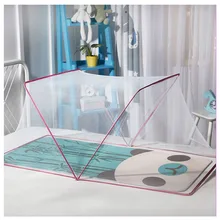 Установка бездонная сложенная детская противомоскитная сетка для кроватки сетка для новорожденных кровать с противомоскитной сеткой для поездок, портативный складной сетка для кроватки