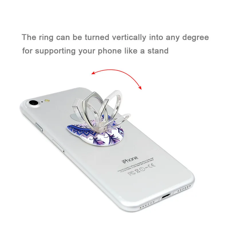 Turata Flamingo Phone Holder Socket Universal Finger Ring For iPhone SE Samsung HUAWEI Xiaomi Smartphone IPAD Car Mount Stand
