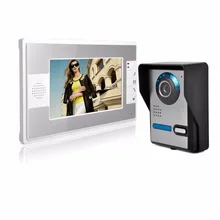 HD 7 Color Video Door Phone Doorbell Video Intercom Doorphone IR Night Vision Camera Monitor Kit for Home Security jeatone 7 color video door phone doorbell video intercom doorphone ir night vision camera doorbell kit home apartment security
