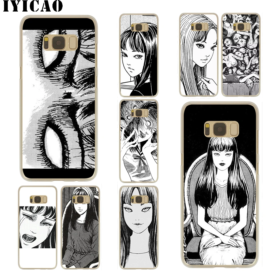 IYICAO Japanese horror comic Hard Case for Samsung Galaxy S10e S10 S9 S8 Plus S6 S7 Edge Cover Note 9 8 10 | Мобильные телефоны и