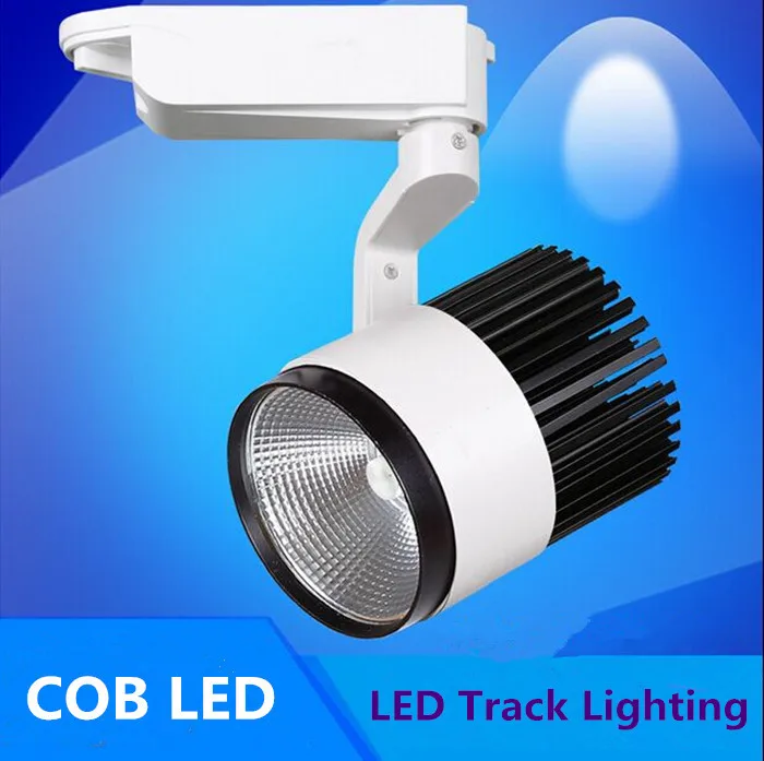 20 шт./лот Shipping10W LED трек Spotlight 85~ 100LM/w свет трек AC85~ 265 В, интегральных микросхем 2 Pin