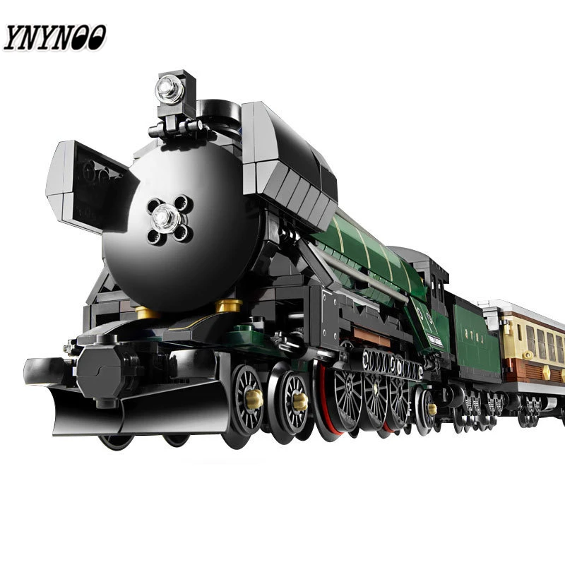 

YNYNOO 21005 1109Pcs Technic Series Emerald Night Train Model Building Kit Blocks Bricks Toy Compatible With 10194