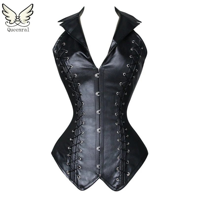 

waist trainer corsets Leather steampunk corselet gothic clothing waist trainer lingerie slimming party corsets and bustiers