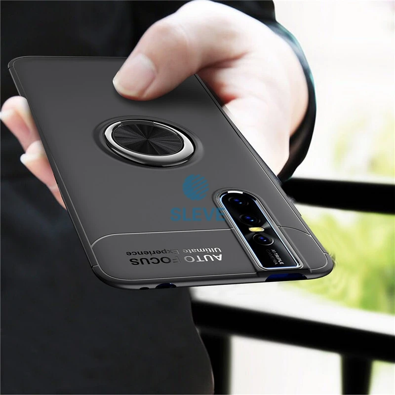 For Vivo V15 Pro Case Vivo V15 Pro 360 Degree Ring Finger Holder Car Magnet Phone Case For Vivo V15 Pro V15Pro V 15 Pro Fundas