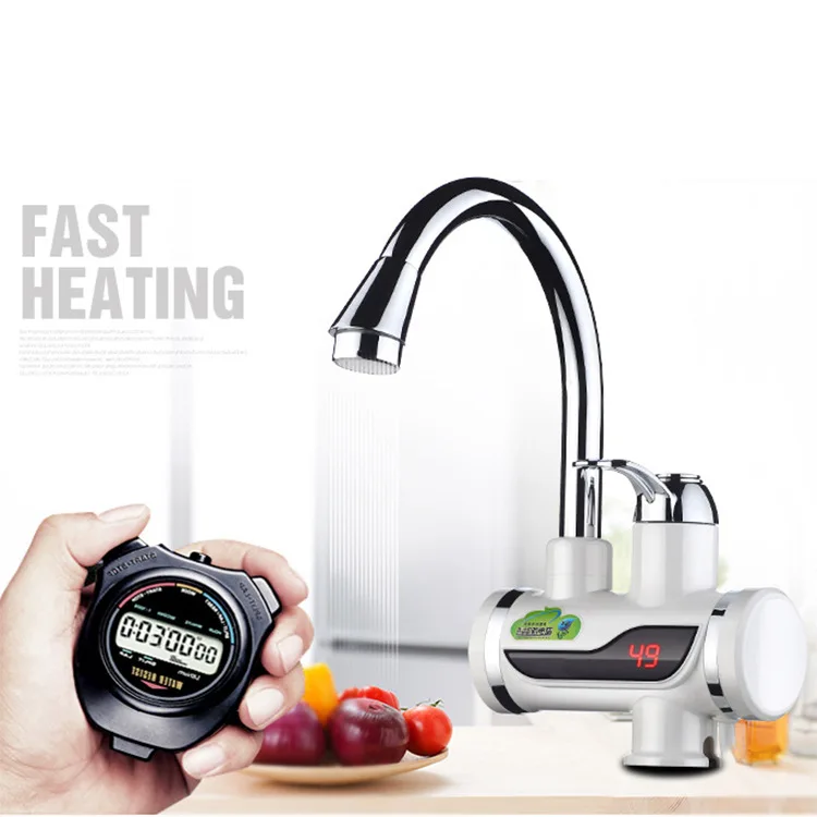 

Electric Water Heater Tap Kitchen Instant Hot Water Faucet Heater Cold Heating Faucet Tankless Instantaneous Water Heater