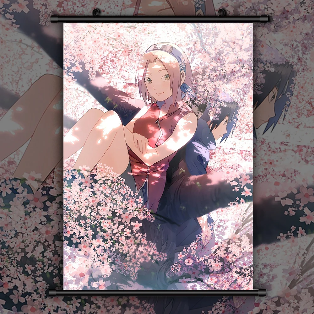 

NARUTO Naruto Hinata Sakura Anime manga wall Poster Scroll A