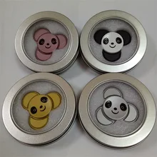 Новинка, панда, трилистник, наконечник, гироскоп, Спиннер, металлический ручной вращатель, антистресс, Спиннер, цинковый сплав, палец, ротатор