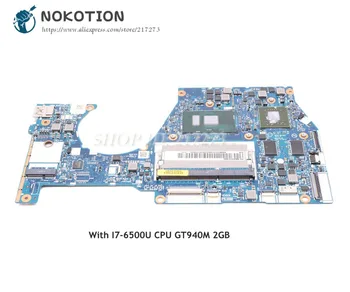شراء NOKOTION 5B20K41652 BYG43 NM-A601 اللوحة الرئيسية لينوفو اليوغا 700-14ISK اللوحة الأم SR2EZ I7-6500U وحدة المعالجة المركزية GT940M 2GB